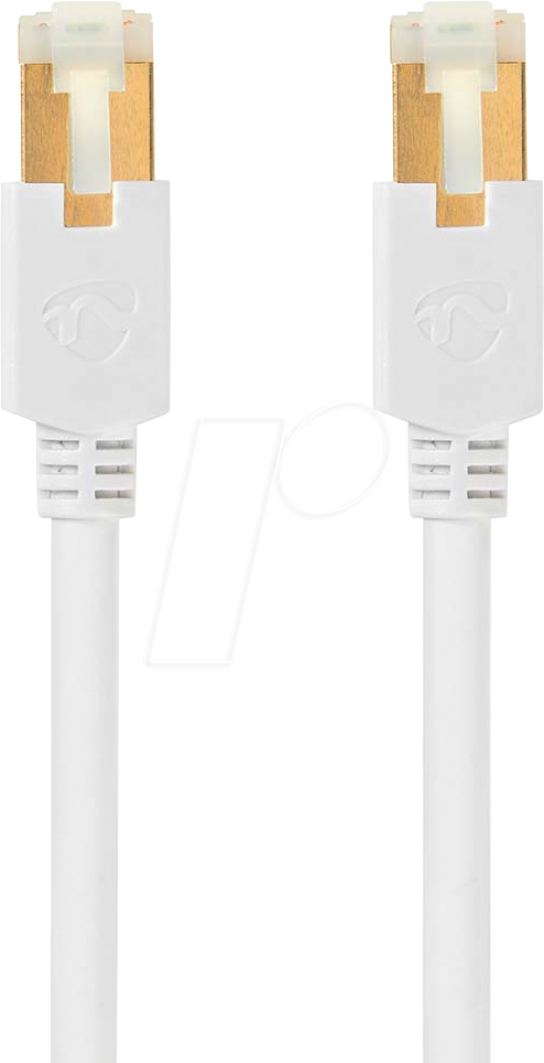 Nedis Cat 6 Kabel | RJ45 Stecker | RJ45 Stecker | S/FTP | 10.0 m | rund | LSZH / PVC | Weiss | Verpackung mit Sichtfenster