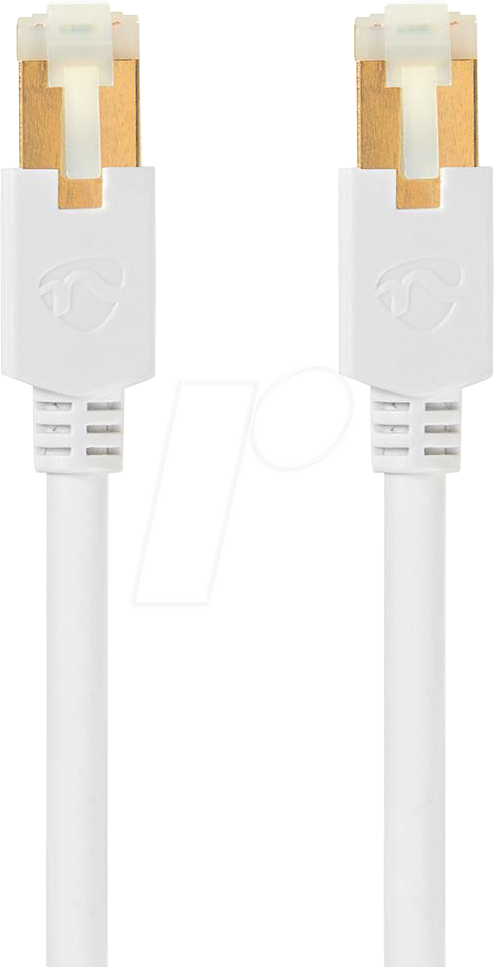 Nedis Cat 6 Kabel | RJ45 Stecker | RJ45 Stecker | S/FTP | 1.00 m | rund | LSZH / PVC | Weiss | Verpackung mit Sichtfenster