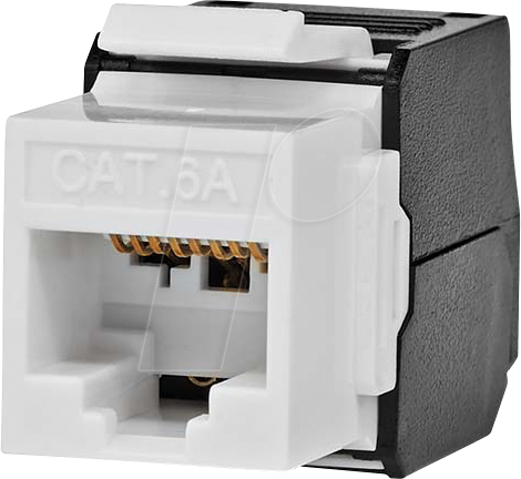 N CCGB89710BK - RJ45 Buchse, Cat.6, U/UTP