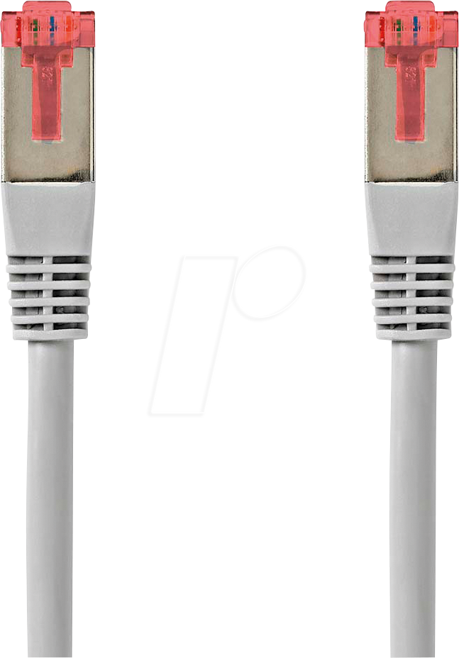 Nedis Cat 6 Kabel | RJ45 Stecker | RJ45 Stecker | S/FTP | 15.0 m | rund | PVC | Grau | Aufhänger