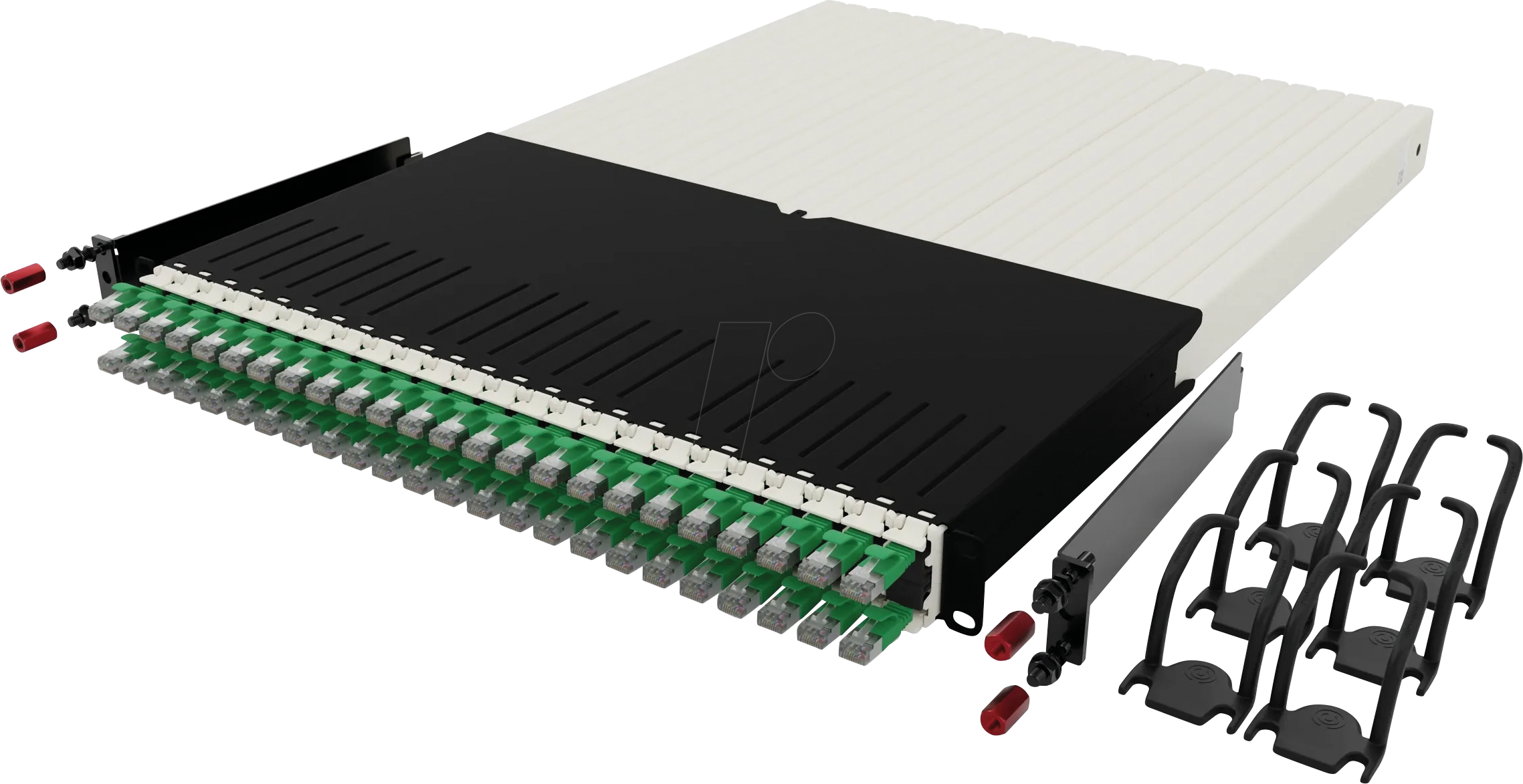 4262427630758 - PB PONE30STPGR - Kabelmanagementsystem 24-Port Cat6a STP 18 m grün