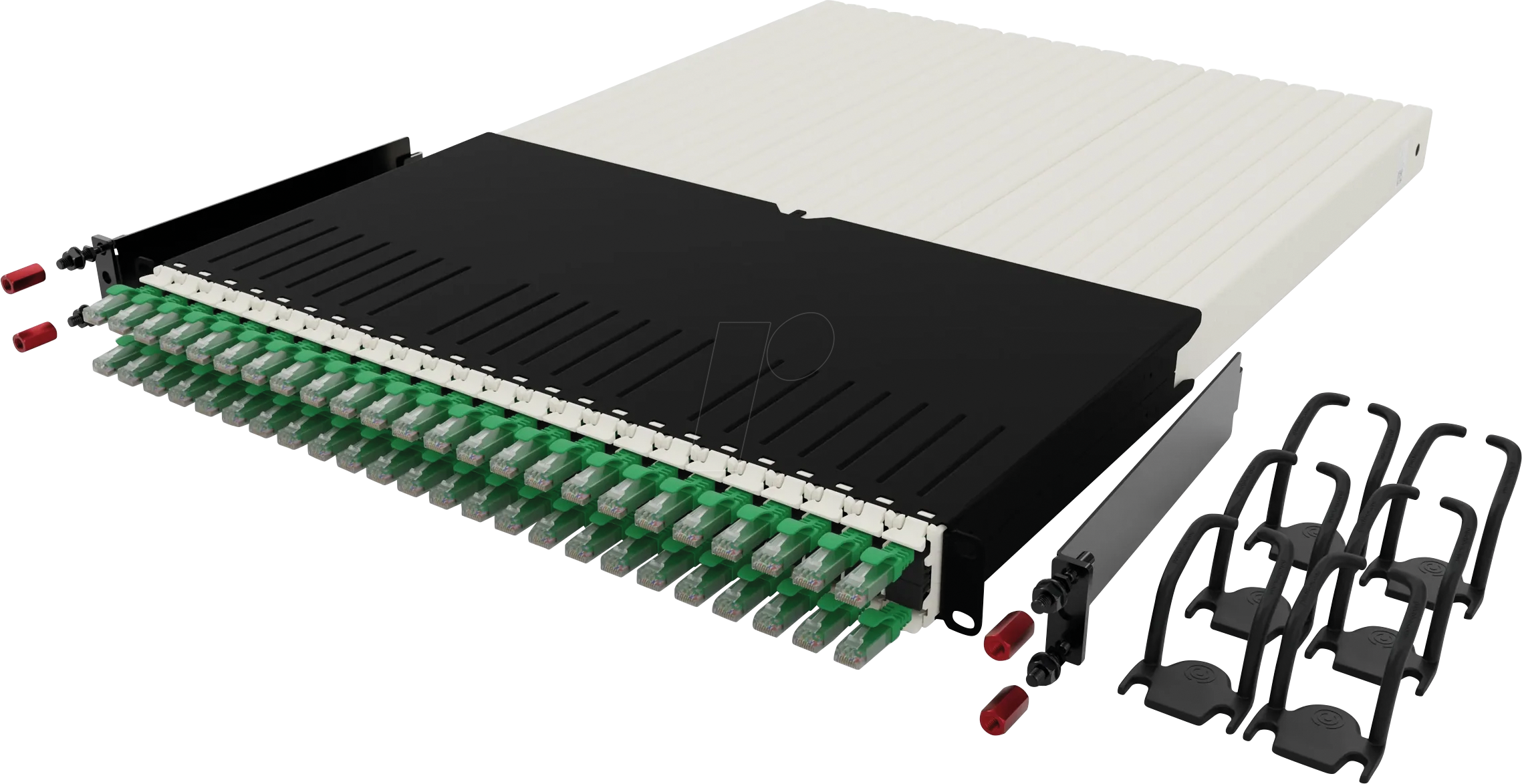 4262427630833 - PB PONE30UTPGR - Kabelmanagementsystem 24-Port Cat6a UTP 18 m grün