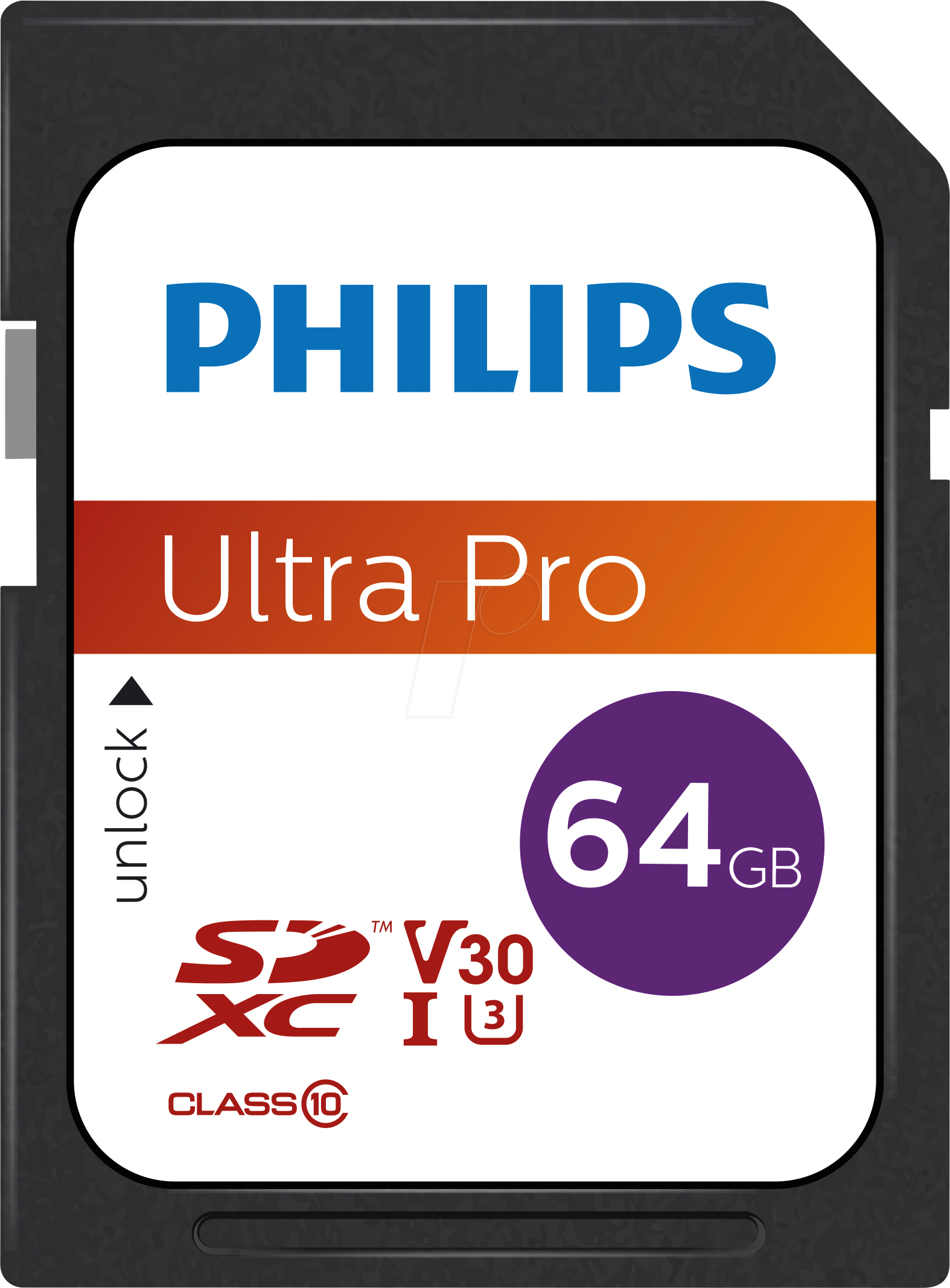 8720039511972 - Ultra Pro FM64SD65B - Flash-Speicherkarte - 64 GB - Video Class V30   UHS-I U3   Class10 - SDXC UHS-I