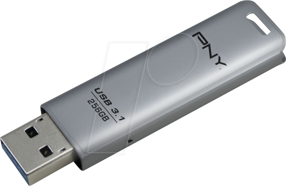 FD256ESTEEL31G - USB-Stick, USB 3.1, Elite Steel, 256 GB