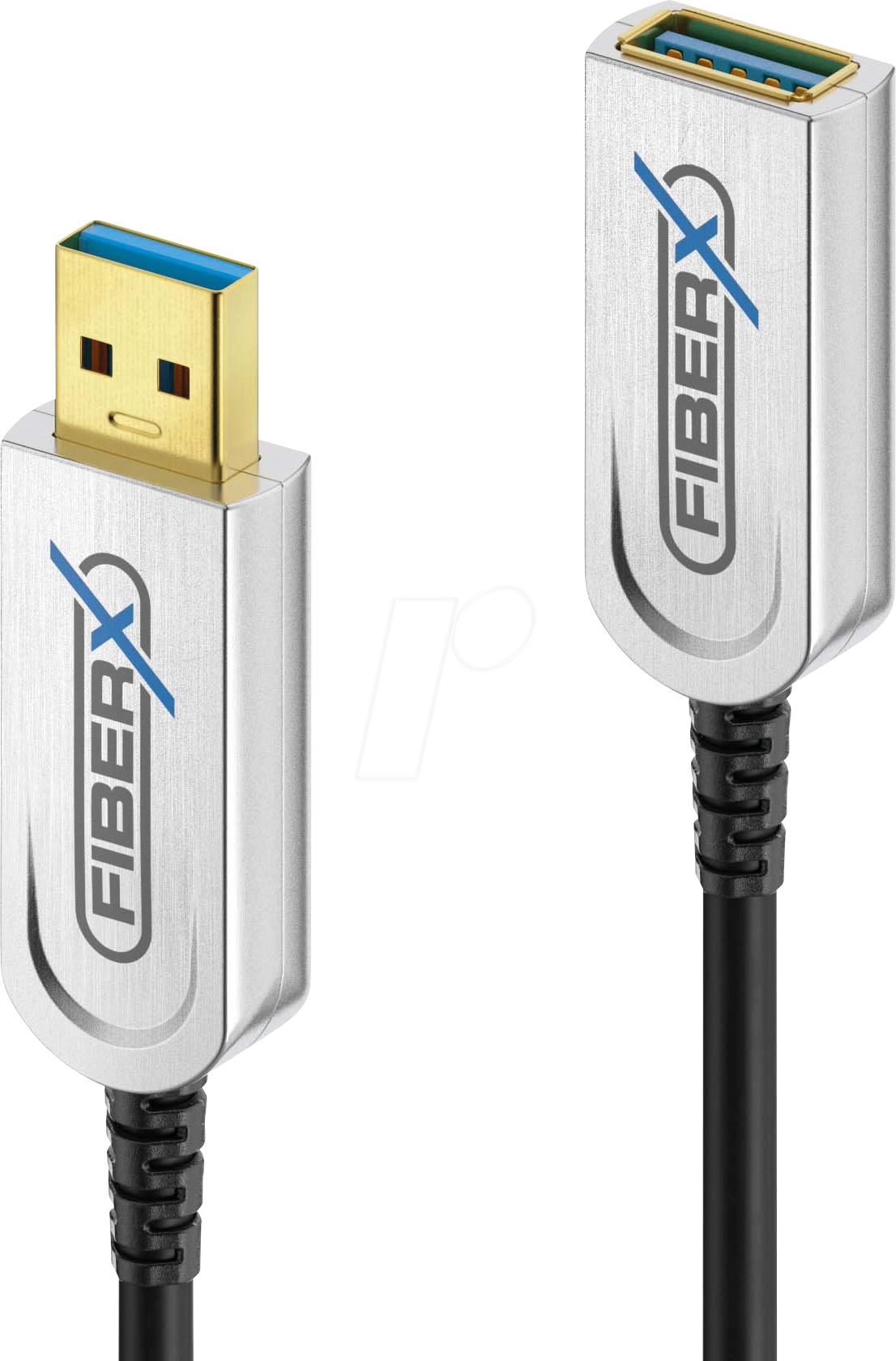 4251364732212 - PURE FX-I650-015 - USB 31 Glasfaser Kabel FiberX  USB-A Stecker auf Buchse 15 m