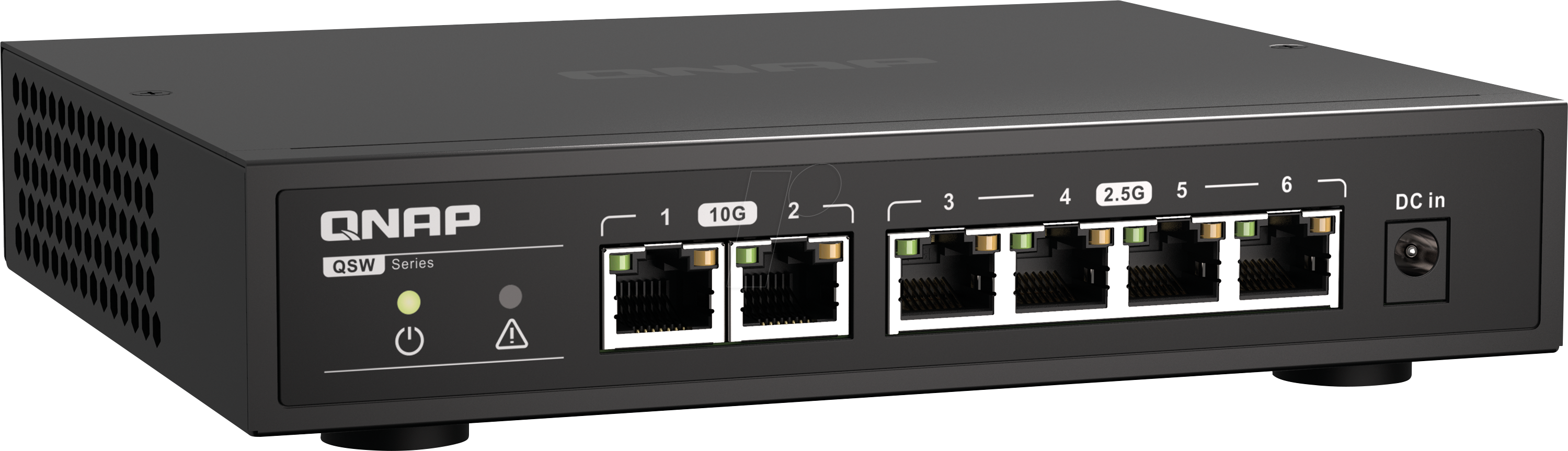 QNAP QSW-2104-2T - Switch, 6-Port, 2,5 Gigabit Ethernet