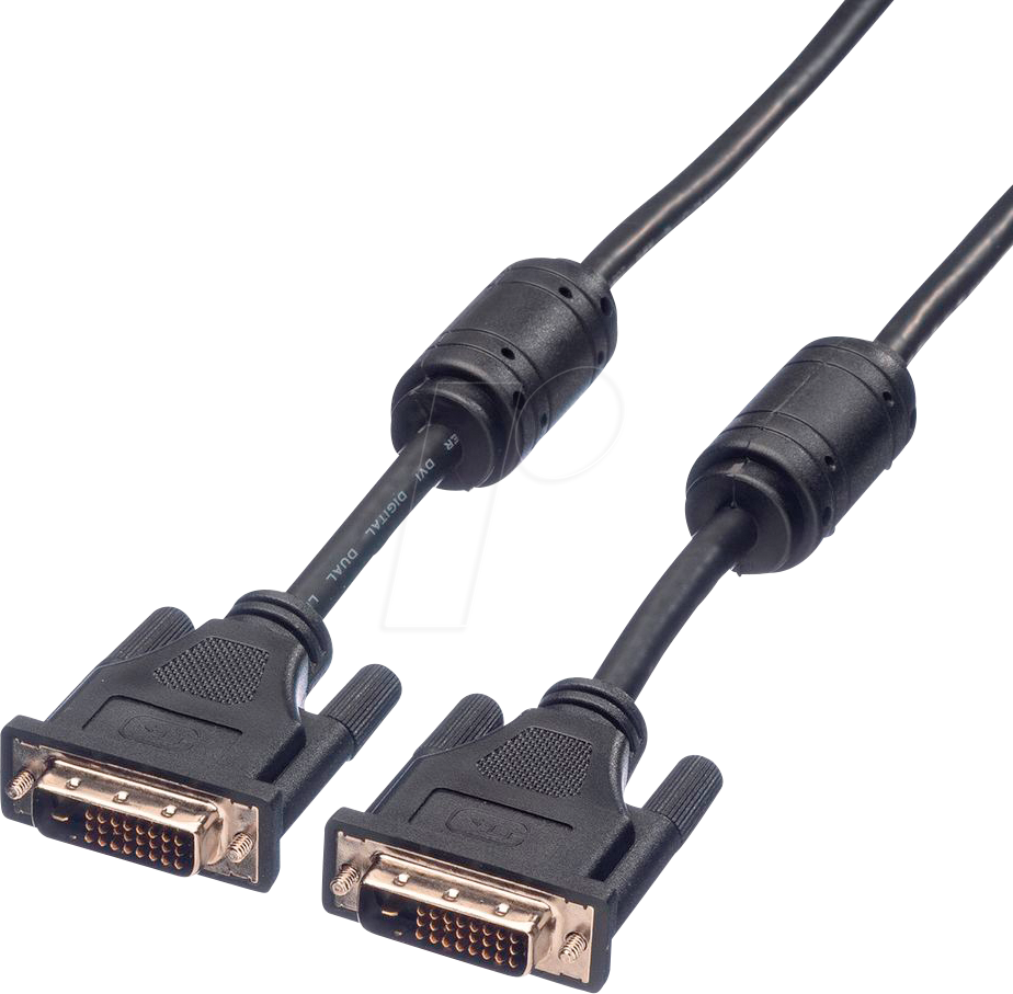 ROLINE 11045535 - DVI Monitor Kabel DVI 24+1 Stecker, Dual Link, 3 m