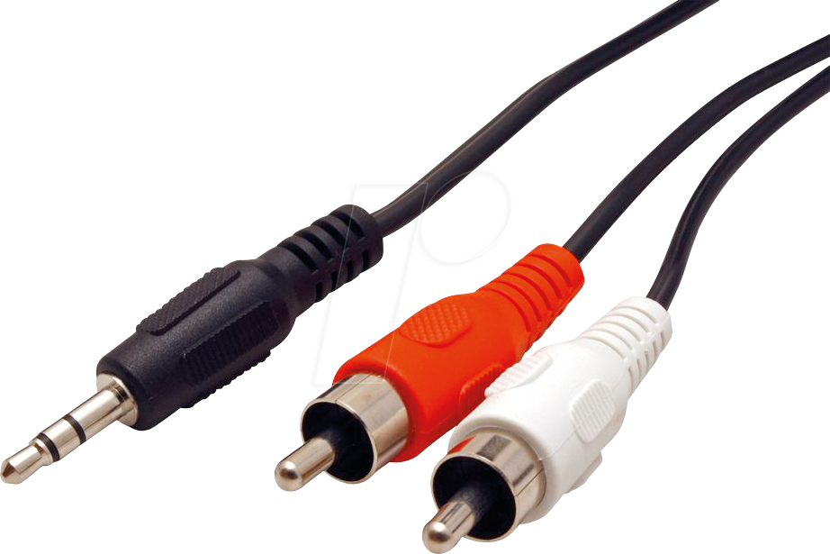 ROLINE 11094349: Audio Kabel, 3,5 mm Klinkenstecker auf 2x Cinch