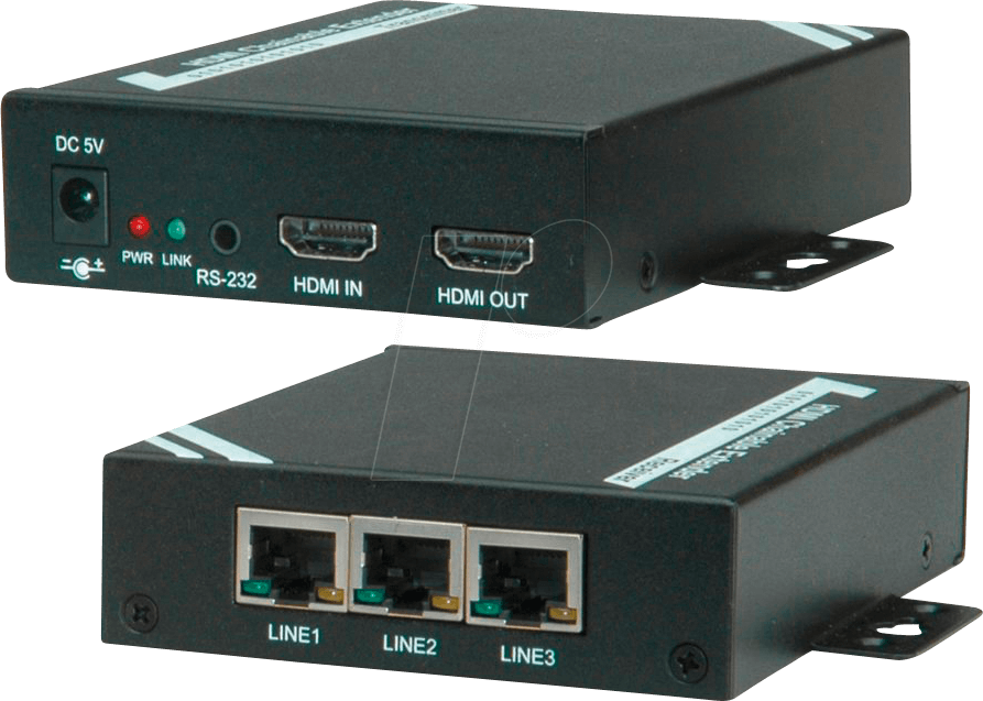 7611990123735 - 14013468 - HDMI Repeater 1080p bis 100 m Cat6 kaskadierbar