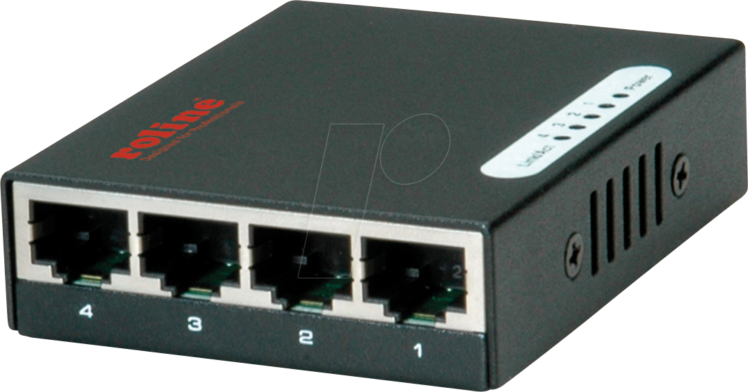 7611990195985 - Roline 21143514 21143514 Netzwerk Switch 10   100   1000 MBit s USB-Stromversorgung