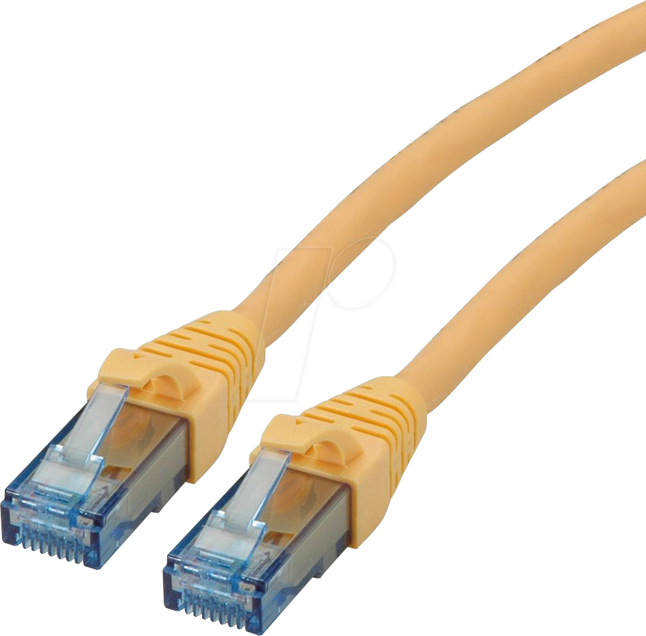 7611990137572 - Roline Patch-Kabel RJ-45 (M) zu RJ-45 (M) 3 m UTP CAT 6a gelb (21152723)