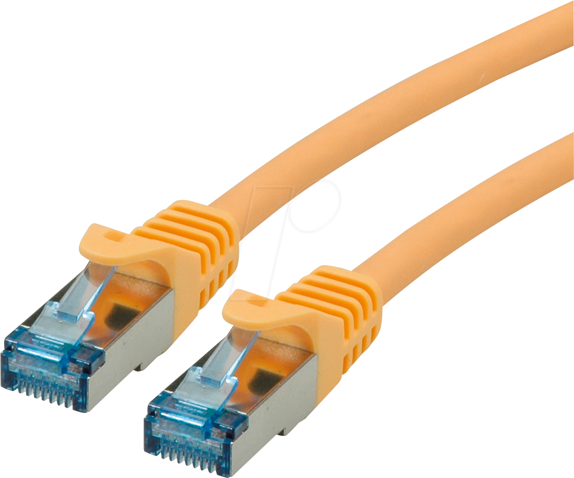 7611990154760 - Roline Patch-Kabel RJ-45 (M) zu RJ-45 (M) 5 m SFTP CAT 6a gelb (21152825)