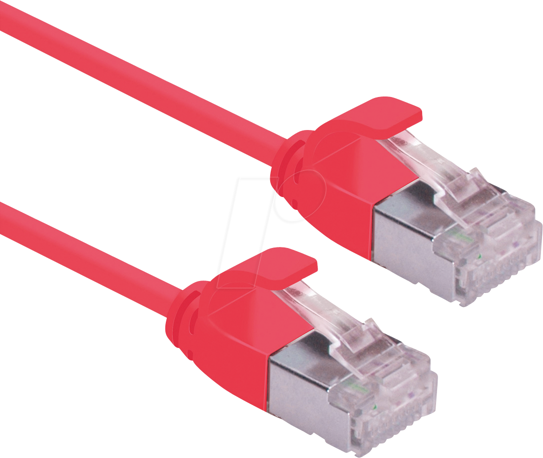 7630049622289 - 21153316 - Patchkabel Cat6a U FTP slim rot 3 m 7630049622289 - 21153316 - Patchkabel Cat6a U FTP slim rot 3 m