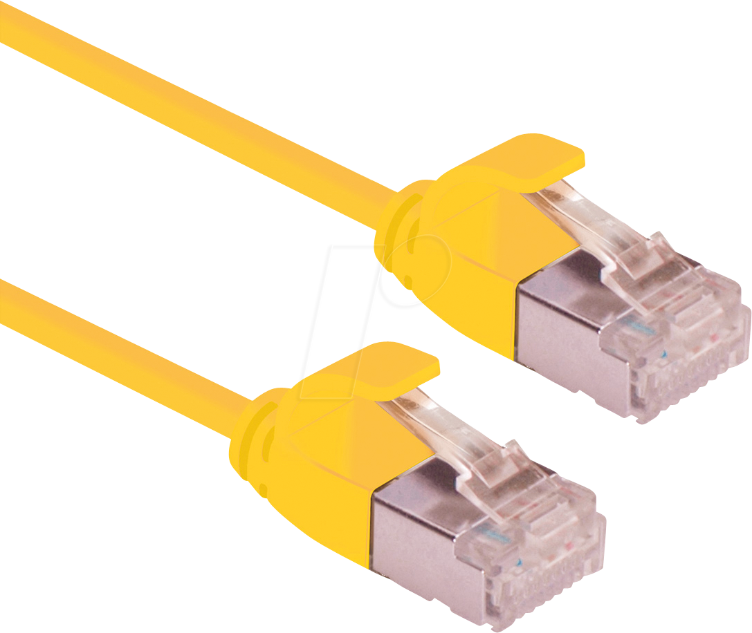 7630049622357 - 21153325 - Patchkabel Cat6a U FTP slim gelb 2 m 7630049622357 - 21153325 - Patchkabel Cat6a U FTP slim gelb 2 m