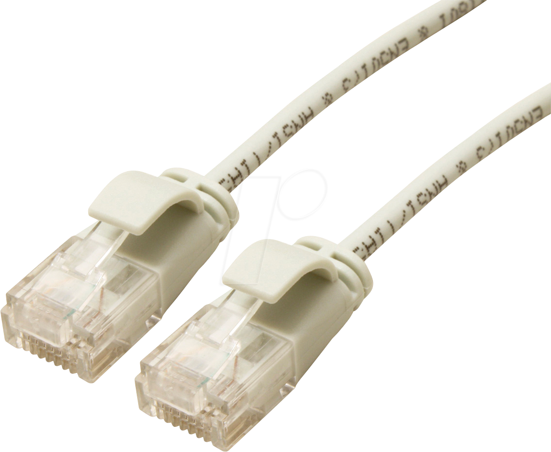 7630049614840 - Roline Patch-Kabel RJ-45 (M) zu RJ-45 (M) 50 cm UTP CAT 6a weiß (21153902)