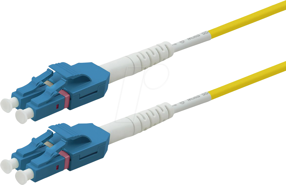 7630049634145 - 21158646 - LWL Patchkabel LC-Duplex OS4 9 125 µm gelb 10 m