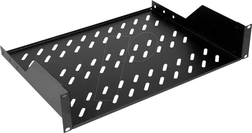 Roline - rack shelf - 350 mm depth 25 kg load capacity - 2U