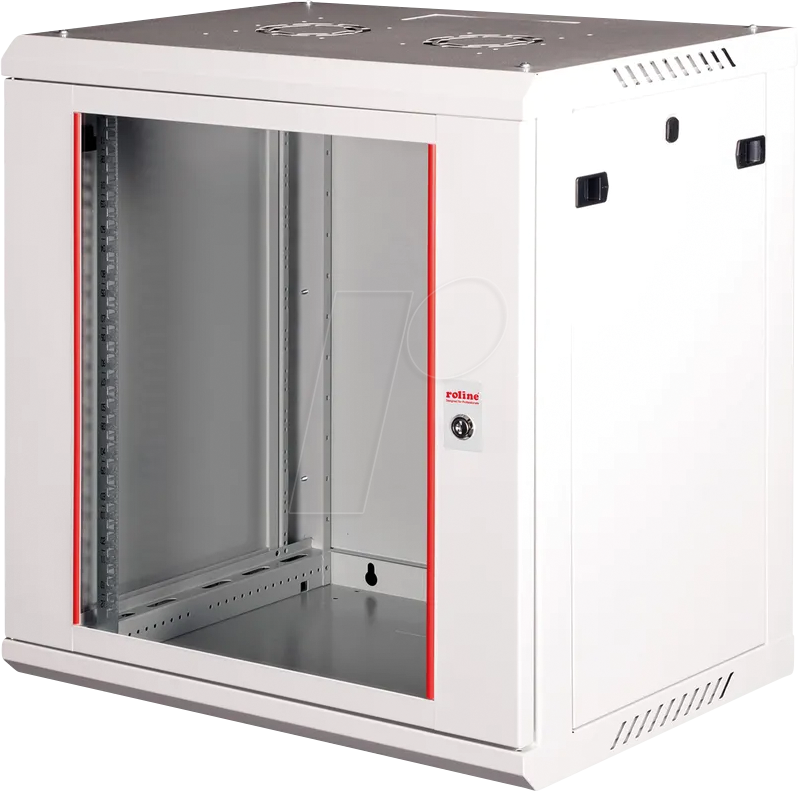 7630049601284 - 26210125 - 19 Wandgehäuse 12HE 450mm Tiefe grau