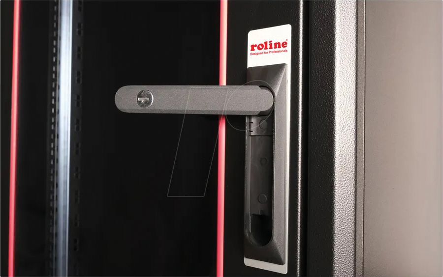 Nanetta Roline ROLINE 26210201: 19-inch network cabinet, 22 U, black at reichelt ...