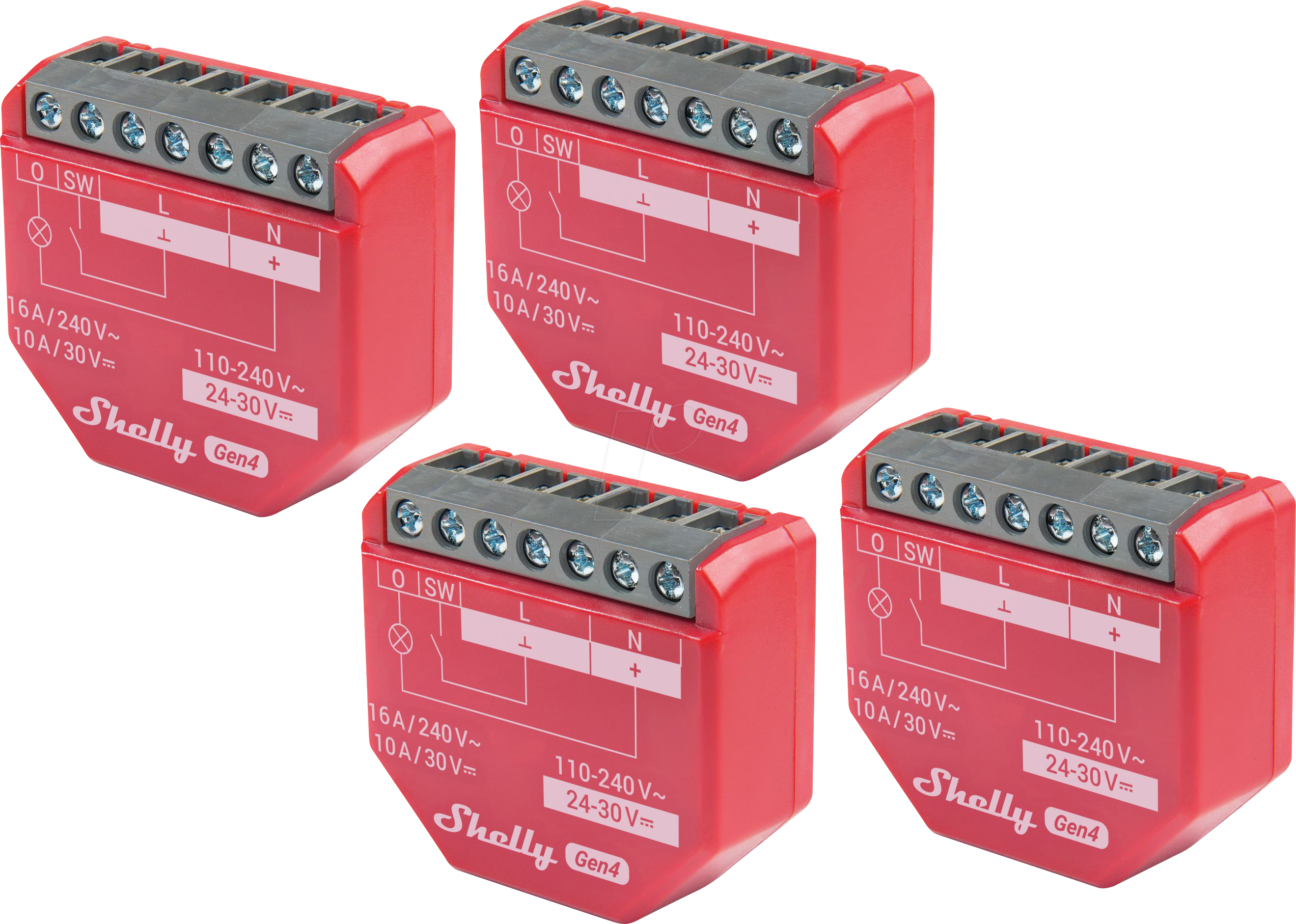 3800238070731 - 1PM G4-4 - Shelly 1PM Gen4 BT Matter Zigbee WLAN Messaktor1-Kanal 4er Pa 3800238070731 - 1PM G4-4 - Shelly 1PM Gen4 BT Matter Zigbee WLAN Messaktor1-Kanal 4er Pa