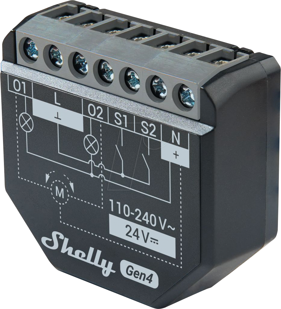 3800238070748 - 2PM G4 - Shelly 2PM Gen4 BT Matter Zigbee WLAN Messaktor 2-Kanal