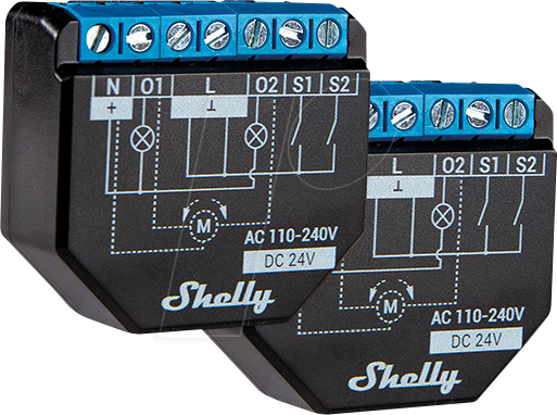 3800235267066 - PLUS 2PM2 - Shelly Plus 2PM WLAN Schaltaktor 16 A 2-Kanal Messfunktion 2e