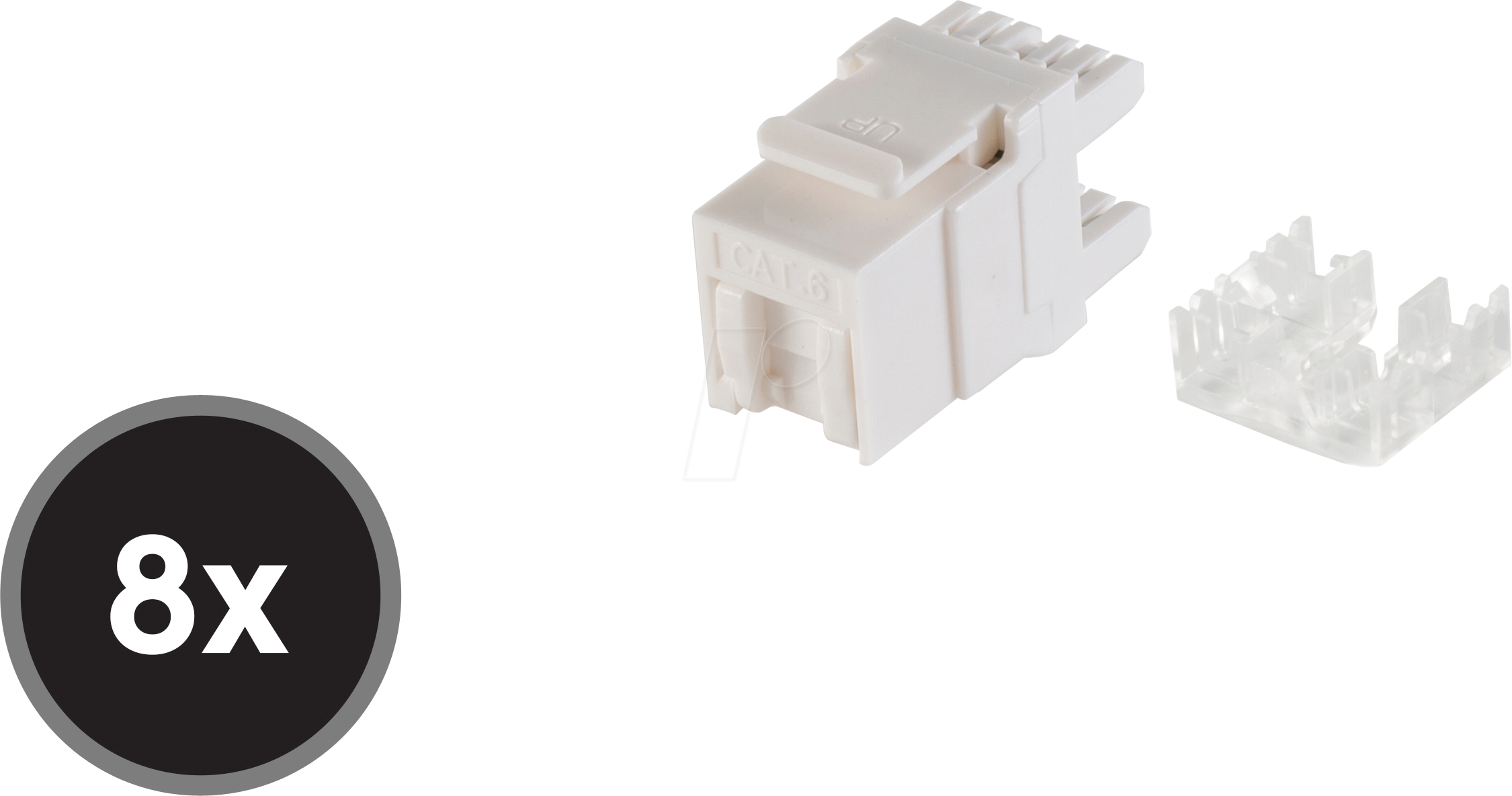 4017538081360 - SHVP BS08-100358 - Keystone Cat6 ungeschirmt 8 Stück 4017538081360 - SHVP BS08-100358 - Keystone Cat6 ungeschirmt 8 Stück
