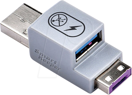 SK UCL03PL - Data Blocker Schloss, USB Typ A, lila