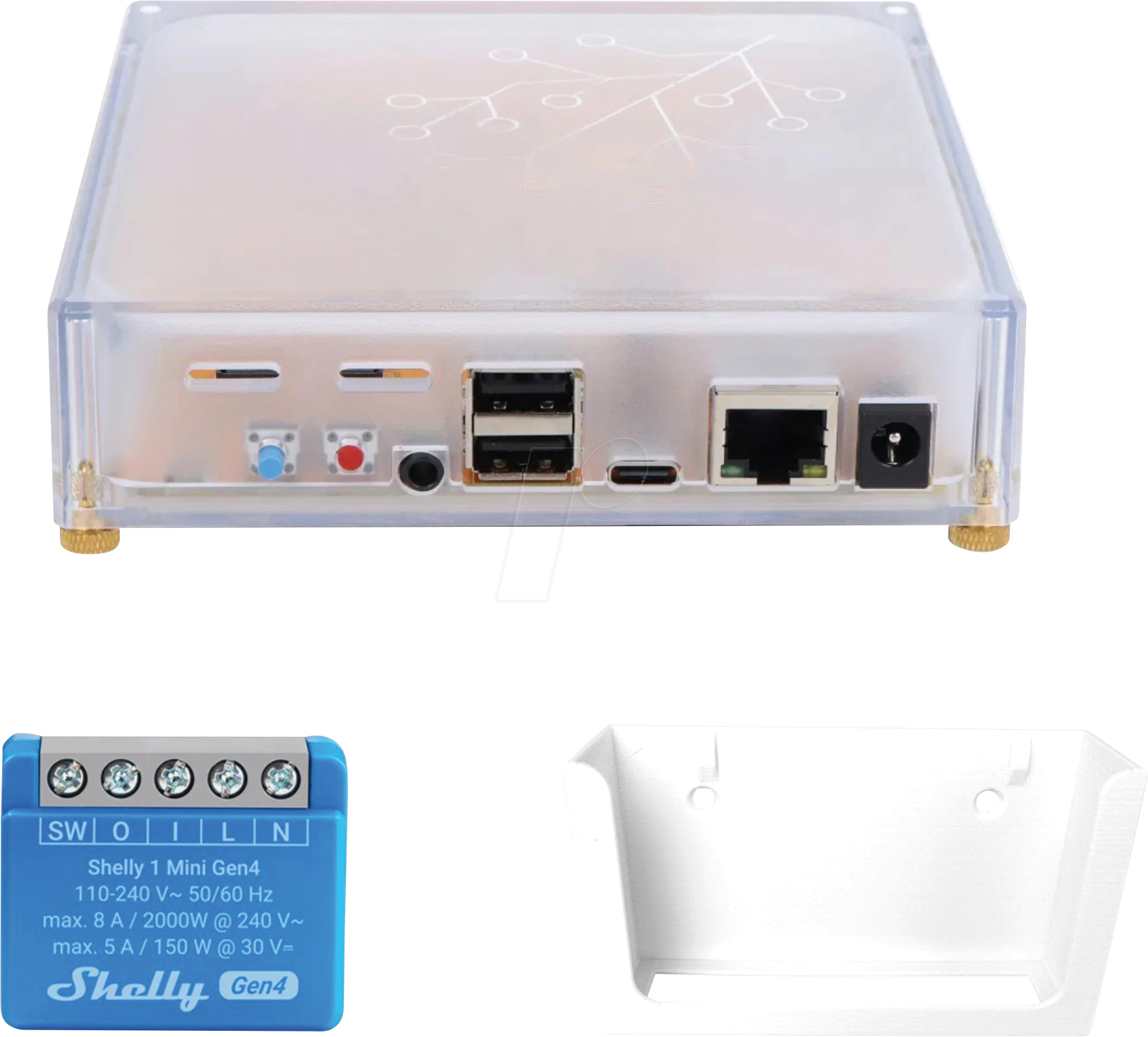 4262504150810 - SM0082 - Home Assistant Yellow Plug & Play Set Shelly Edition