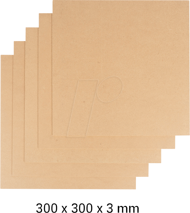 6971573443089 - SNAP 33048 - 3D Druck Snapmaker 20 A350 MDF Holz 5 Stück