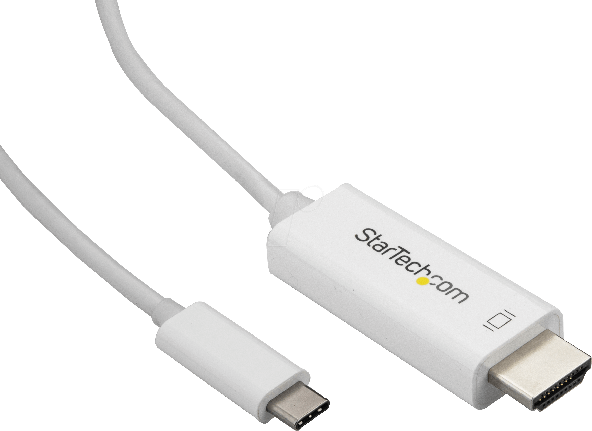 0065030875516 - StarTechcom 3m USB-C auf HDMI Kabel - Monitorkabel - 4K bei 60Hz - USB Typ C zu HDMI Kabel - Weiß - Externer Videoadapter