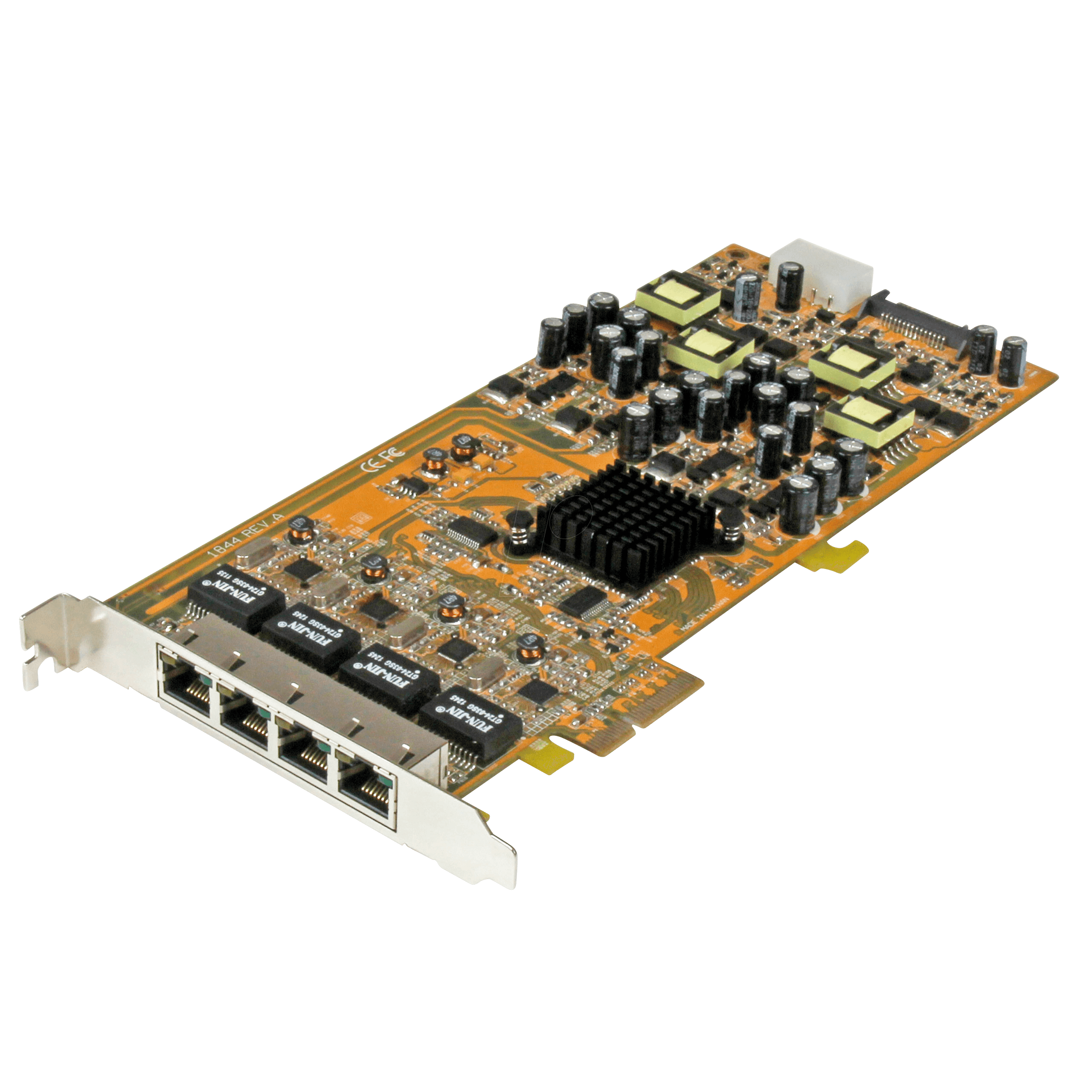 ST ST4000PEXPSE - Netzwerkkarte, PCI Express, Gigabit Ethernet, 4x RJ45