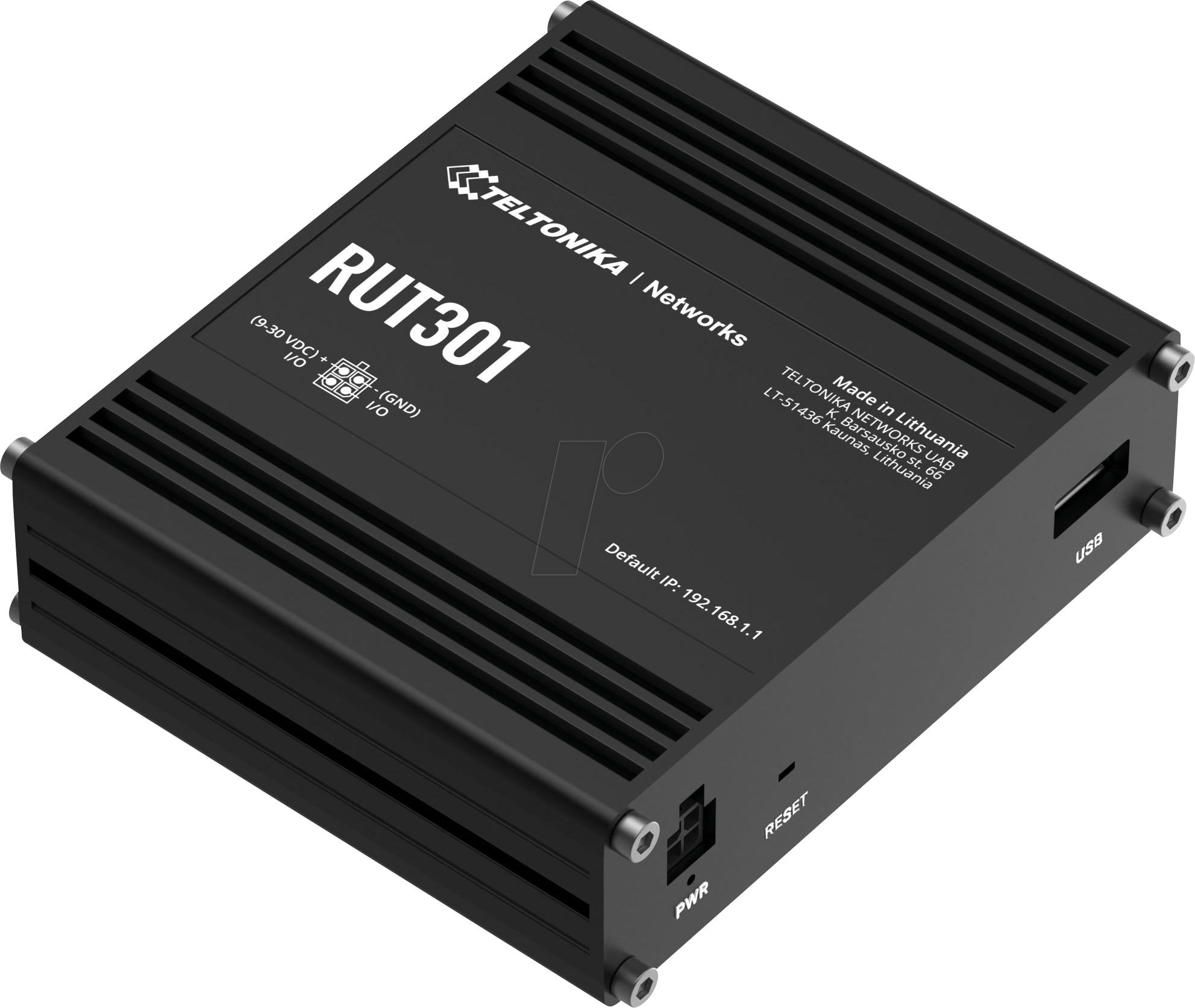 TELTONIKA RUT301 - Industrial Router, 5-Port, Fast Ethernet