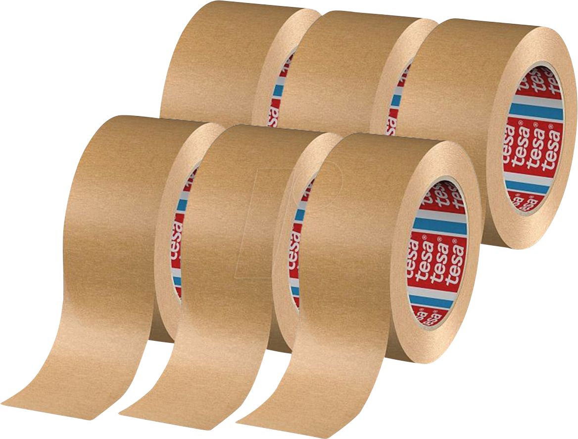 4063565086779 - tesa Papier-Packband tesa® 4713 VE 36 Rollen braun Bandbreite 50 mm ab 10 VE