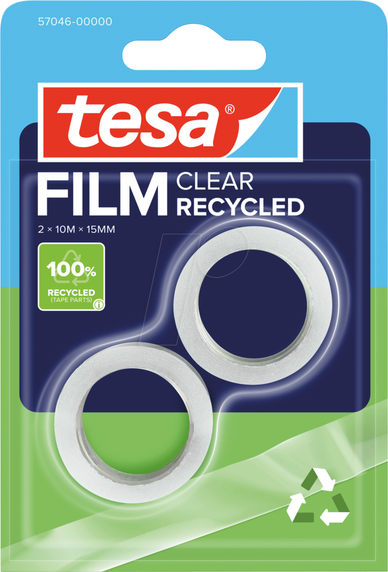 12 Stück Tesa Klebeband ECO & CLEAR 57046-00000-00, 15mm x 10m, transparent 4042448164933 Tesa 10 Meter