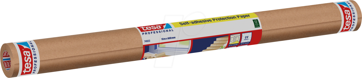 4063565548444 - TESA 74922-02 - tesa® klebendes Schutzpapier 10 m x 60 cm 4063565548444 - TESA 74922-02 - tesa® klebendes Schutzpapier 10 m x 60 cm
