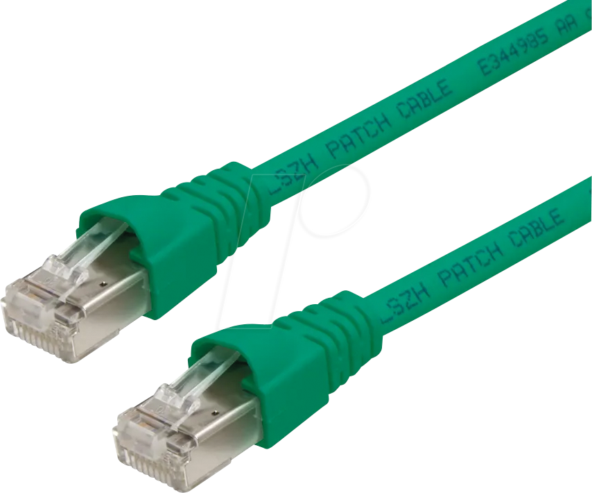 4018359286514 - Banyo - Telegärtner 100008263 RJ45 Netzwerkkabel Patchkabel cat 6a s ftp 200 m Grün Flammwidrig Halogenfr