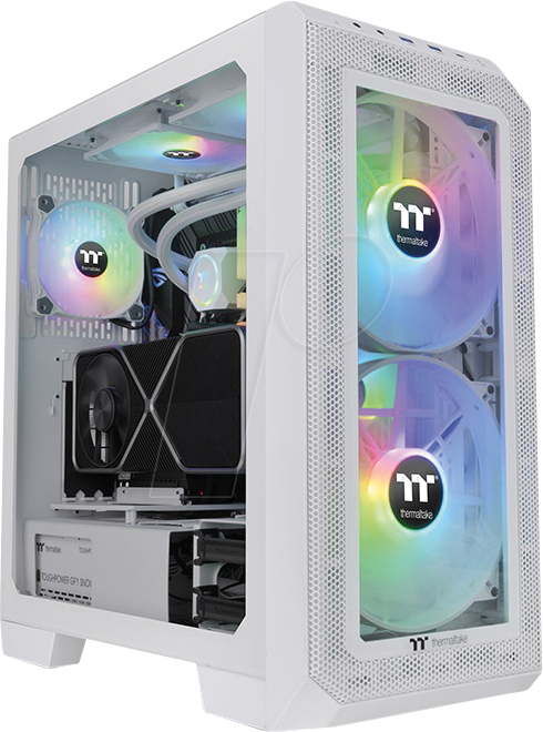 TT 31221 - Thermaltake View 300 MX ARGB E-ATX Gehäuse, weiß