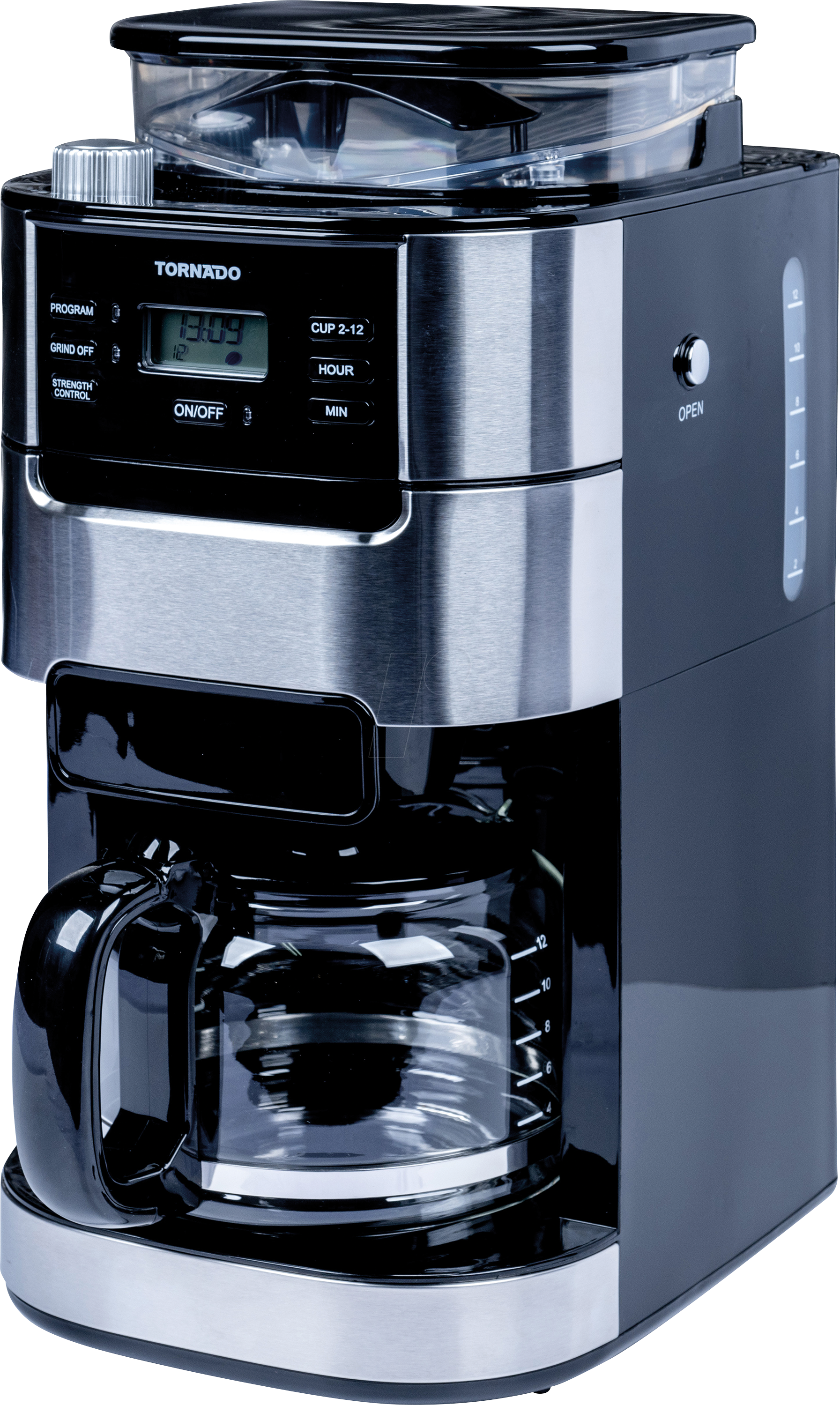 TOR TCM1025A-GS - TORNADO Kaffeemaschine 1,5 Liter