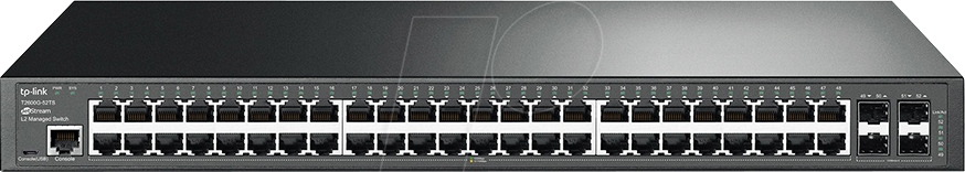 TPLINK TL-SG3452 - Switch, 52-Port, Gigabit Ethernet, SFP