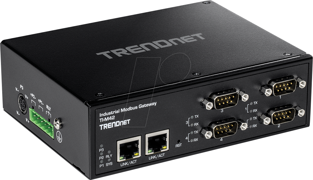 TRN TI-M42: Modbus gateway, 4-port, RS-232 - RS-422 - RS-485 at ...
