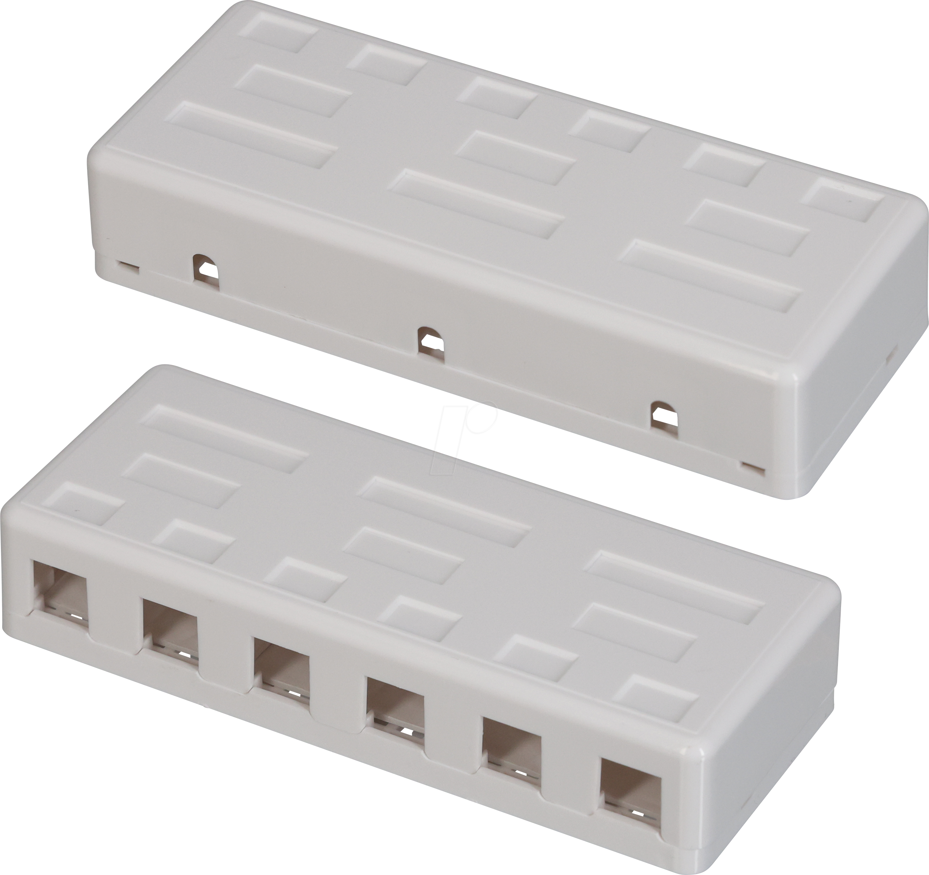 Image of TTL 13036 - Keystone Leergehäuse 6 Port, weiß