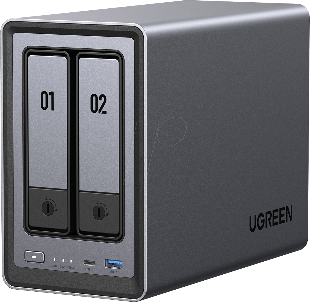 UGREEN NASync DXP2800 NAS 2-Bay, empty housing | NAS without hard