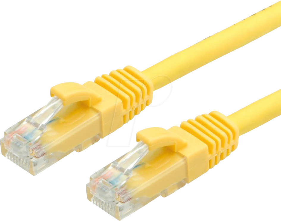 7611990112630 - 21991022 - Patchkabel Cat6 UTP LSOH gelb 05 m