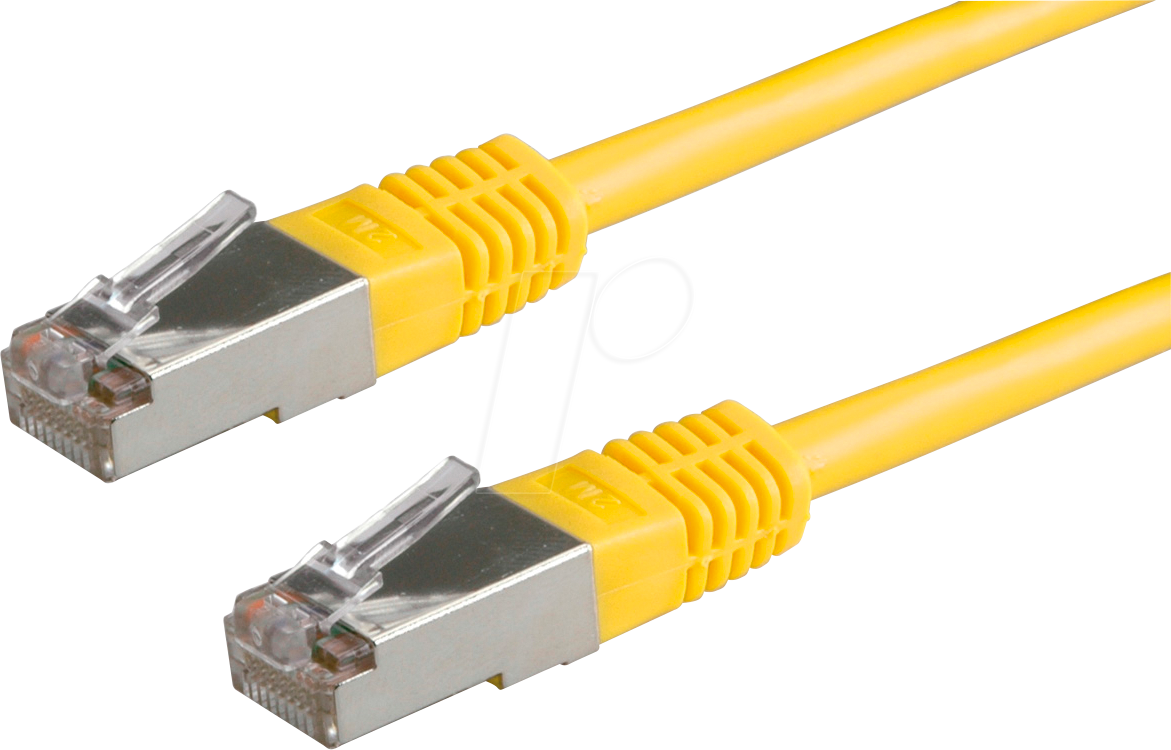 7611990177493 - 21991342 - Patchkabel Cat6 S FTP PIMF gelb 2m