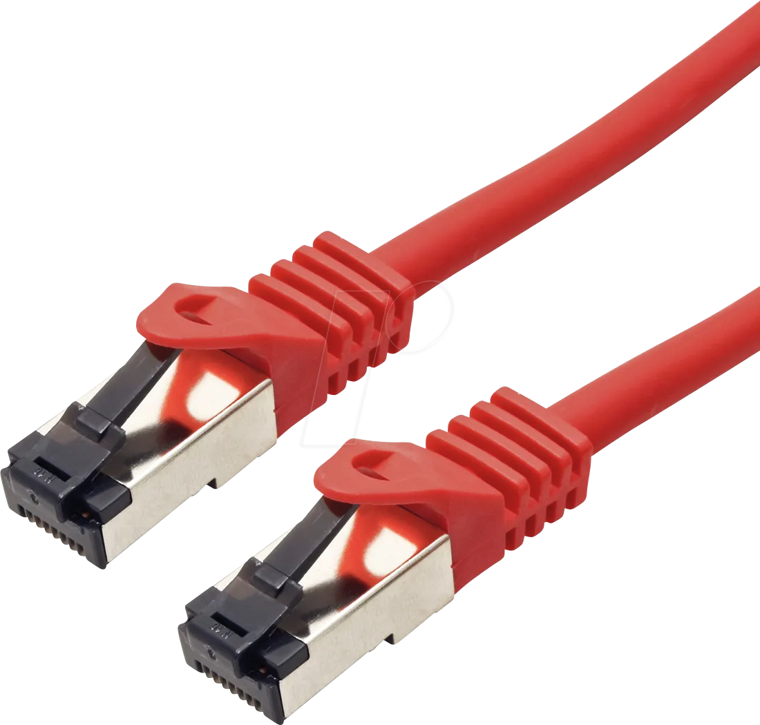 VALUE 21991811 - Patchkabel Cat.8.1, LSOH, S/FTP, rot, 1 m