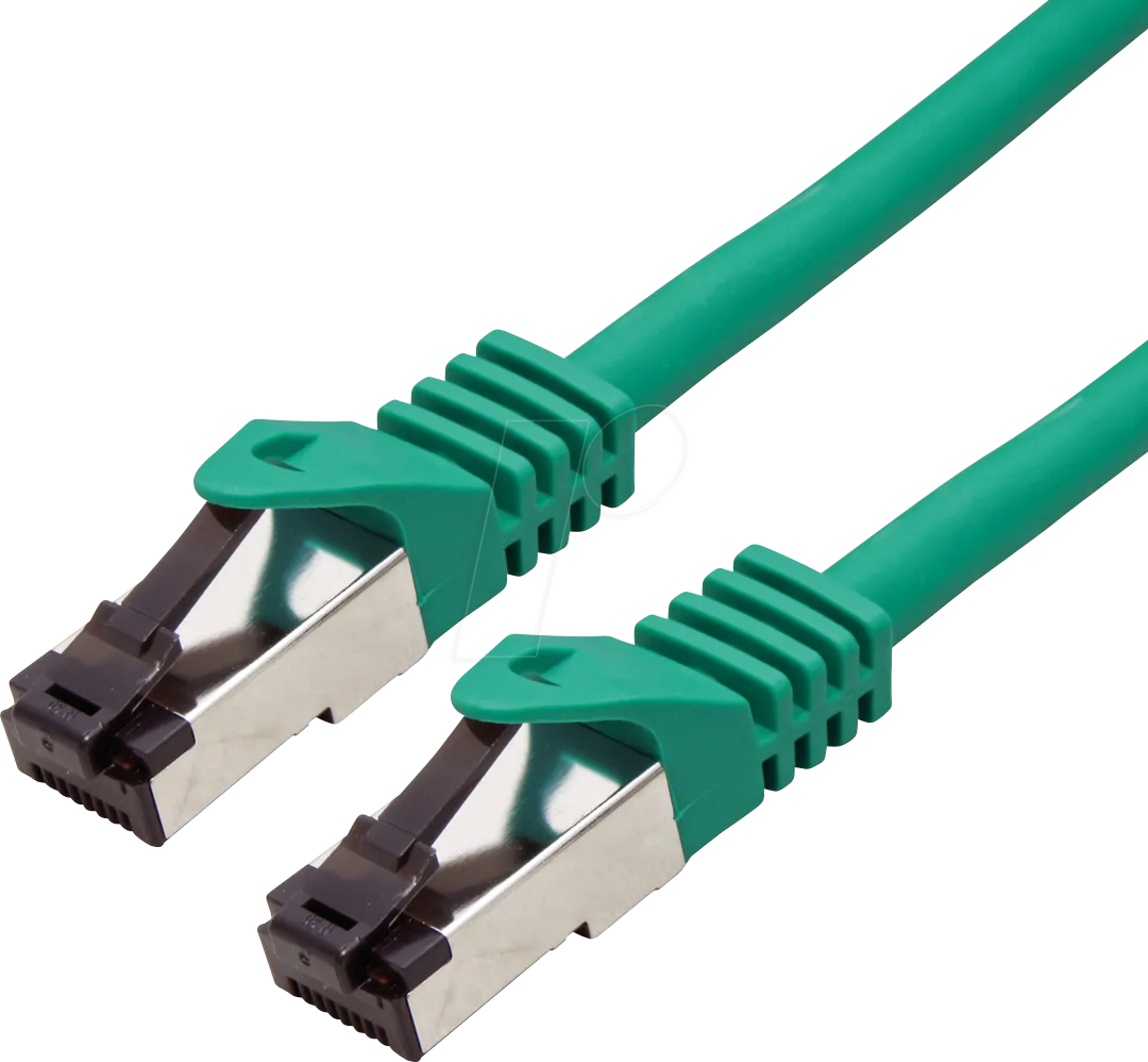 VALUE 21991831 - Patchkabel Cat.8.1, LSOH, S/FTP, grün, 1 m