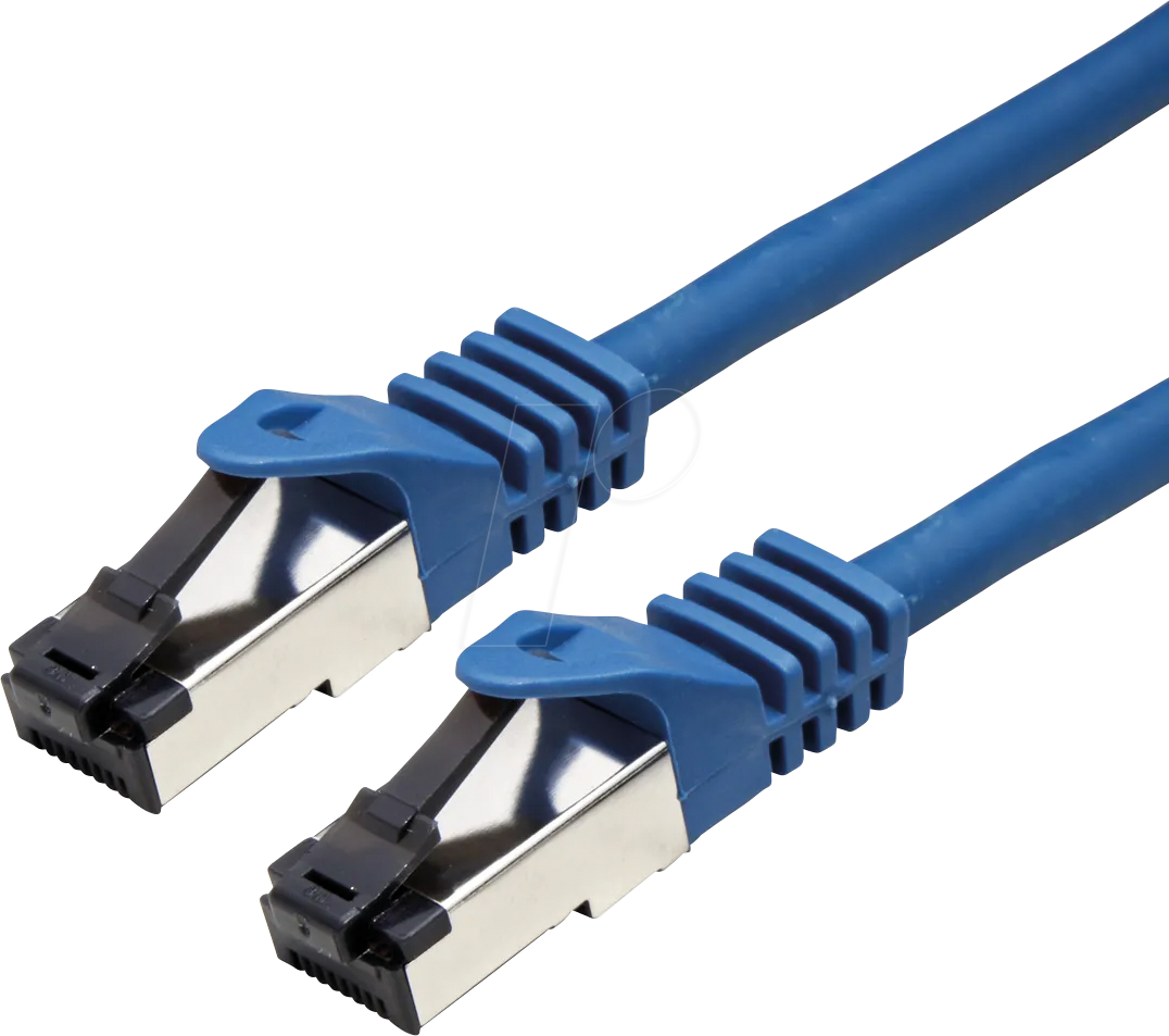 VALUE 21991851 - Patchkabel Cat.8.1, LSOH, S/FTP, blau, 1 m