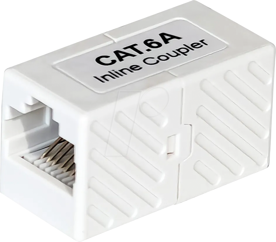 VALUE 21993013 - RJ45 Kupplung, ungeschirmt, Cat.6a, weiß