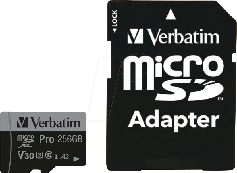 0023942470458 - PRO U3 - Flash-Speicherkarte (microSDXC-an-SD-Adapter inbegriffen) - 256 GB - A2 UHS-I U3 Class10 - microSDXC UHS-I 0023942470458 - PRO U3 - Flash-Speicherkarte (microSDXC-an-SD-Adapter inbegriffen) - 256 GB - A2 UHS-I U3 Class10 - microSDXC UHS-I